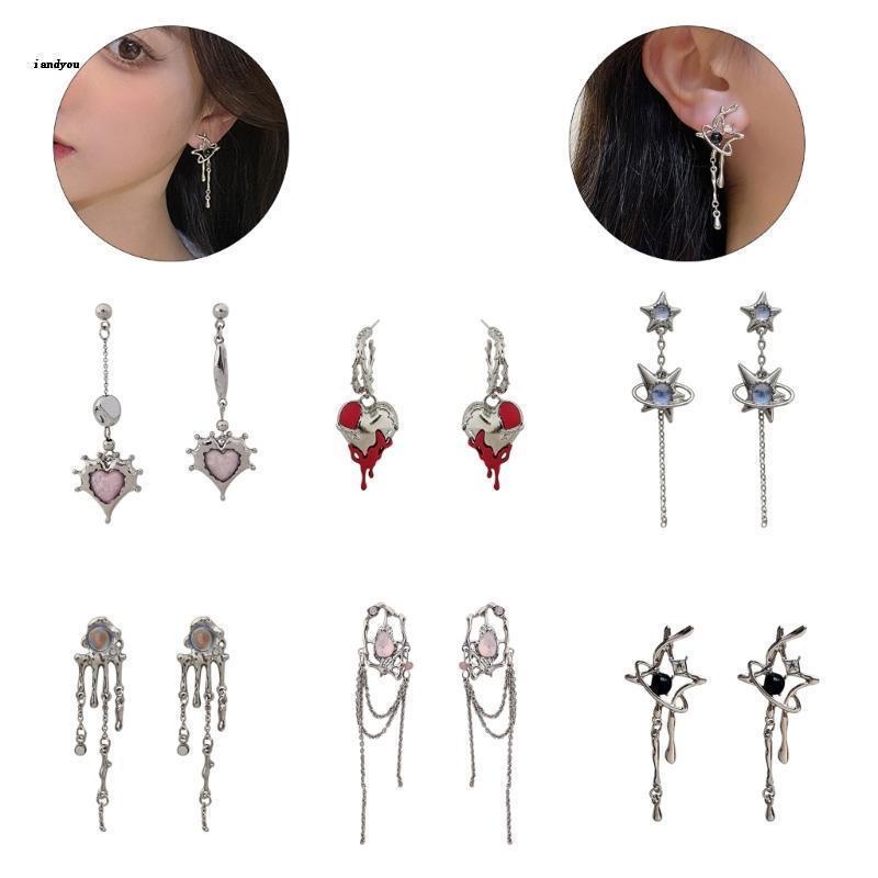 ✿ Khuyên Tai Nữ Trang Dáng Dài Tạo Hình Độc Đáo