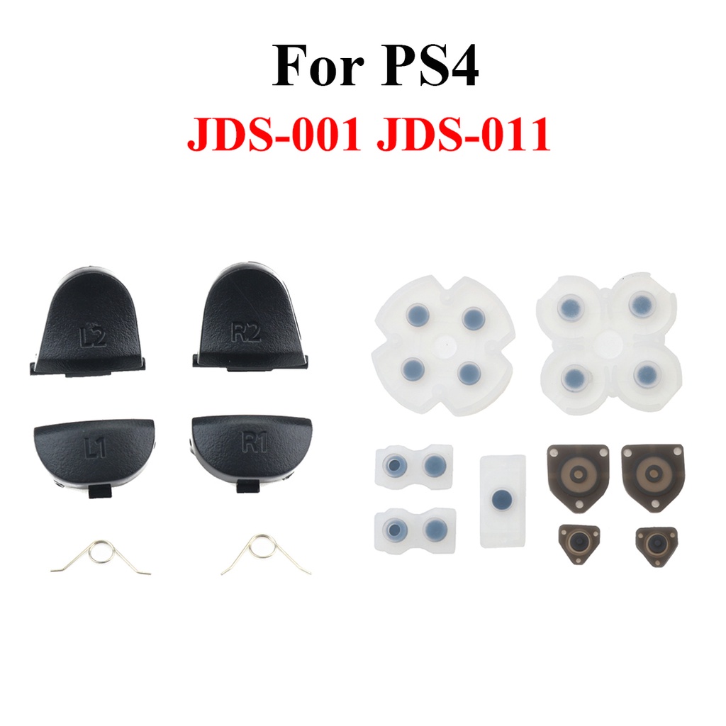 Đệm Cao Su Dẫn Điện + Lò Xo L1 R1 L2 R2 + Lò Xo Cho PS5 PS4 JDS JDM-001 011 030 040 050 055