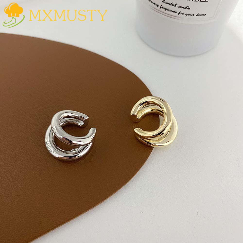 Bông Tai Tròn Nhiều Lớp Màu Sắc Phong Cách Hip Hop Thời Trang Cho Nữ