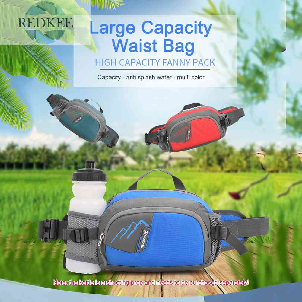 Túi Đeo Hông Thể Thao Có Giá Đỡ Chai Nước