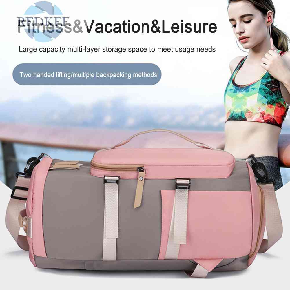 Túi Đựng Đồ Tập Thể Thao Sức Chứa Lớn Chia Ngăn Khô / Ướt Tiện Dụng Cho Nam Và