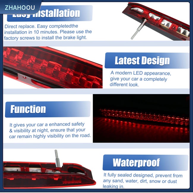 ☃Phụ Kiện Trang Trí Nhà Cửa Độc Đáo Sáng Tạo☃ Đèn Phanh Cảnh Báo An Toàn Chất Lượng Cao 63256930246 Phụ Tùng Thay Thế Tương Thích Cho Z4 E85