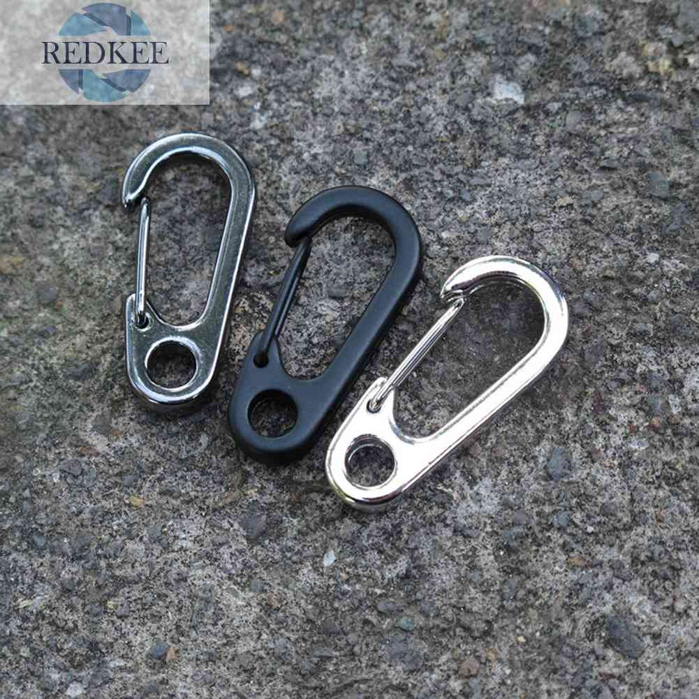 Bộ 5 Móc Khóa Hợp Kim Mini Hình Chữ D Màu Sắc Ngẫu Nhiên