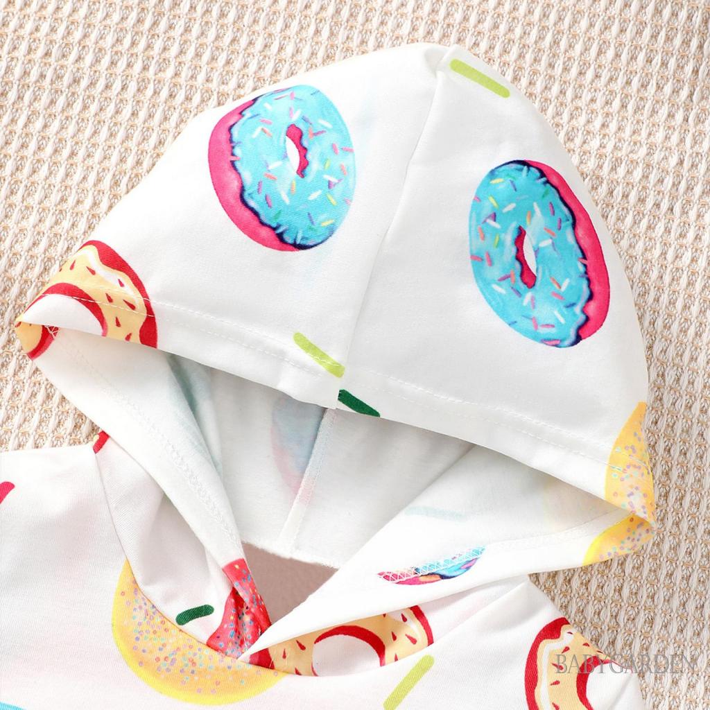 Set Đồ 2 Món Gồm Áo Hoodie Tay Cộc + Đầm Hai Dây Có Gân Cho Bé Gái 6 Tháng-3 Tuổi