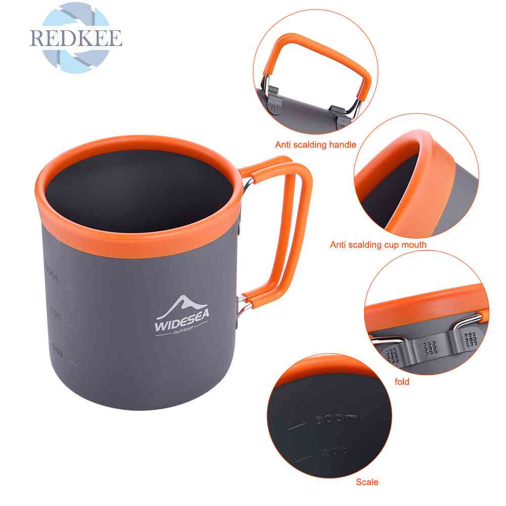 Cốc Uống Nước Bằng Nhôm Tiện Dụng Khi Đi Cắm Trại