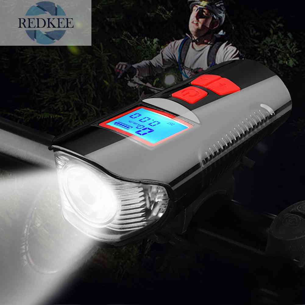 Đèn LED T6 3 Trong 1 Chống Nước Cho Xe Đạp