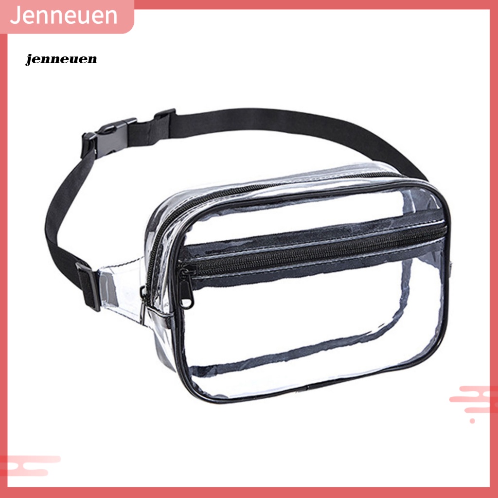 Túi Đeo Hông Cỡ Lớn Trong Suốt Chống Nước Có Khóa Kéo Điều Chỉnh Được Cho Nữ