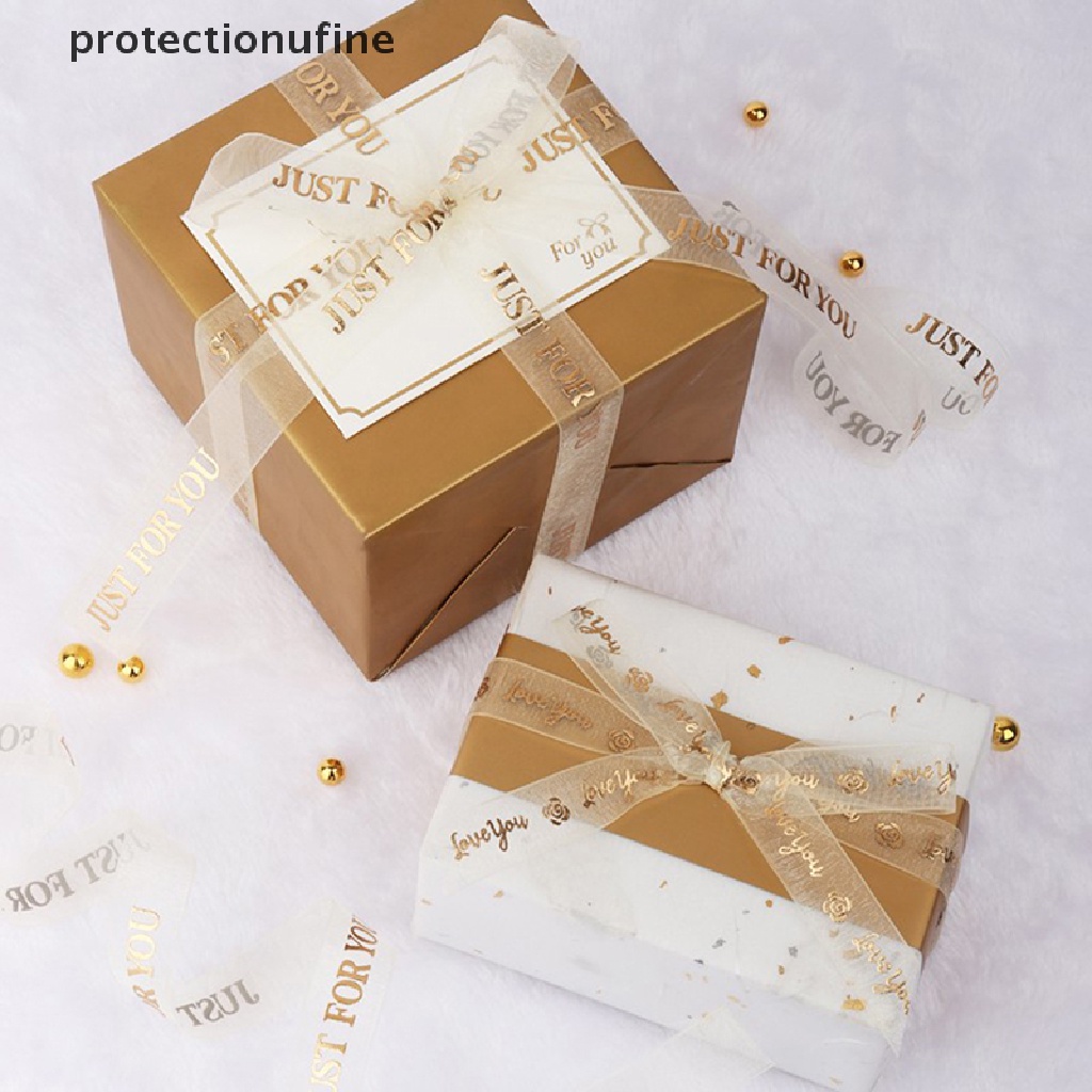 Ruy Băng Vàng Trang Trí Hộp Quà / Bánh Kem / Lễ Hội 25MM * 10M PR3VN