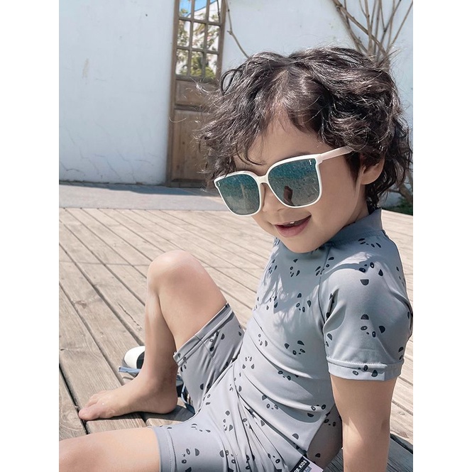 Đồ Bơi Liền Thân Chống Nắng Nhanh Khô Hình Gấu Trúc Dễ Thương Cho Bé 90-130cm