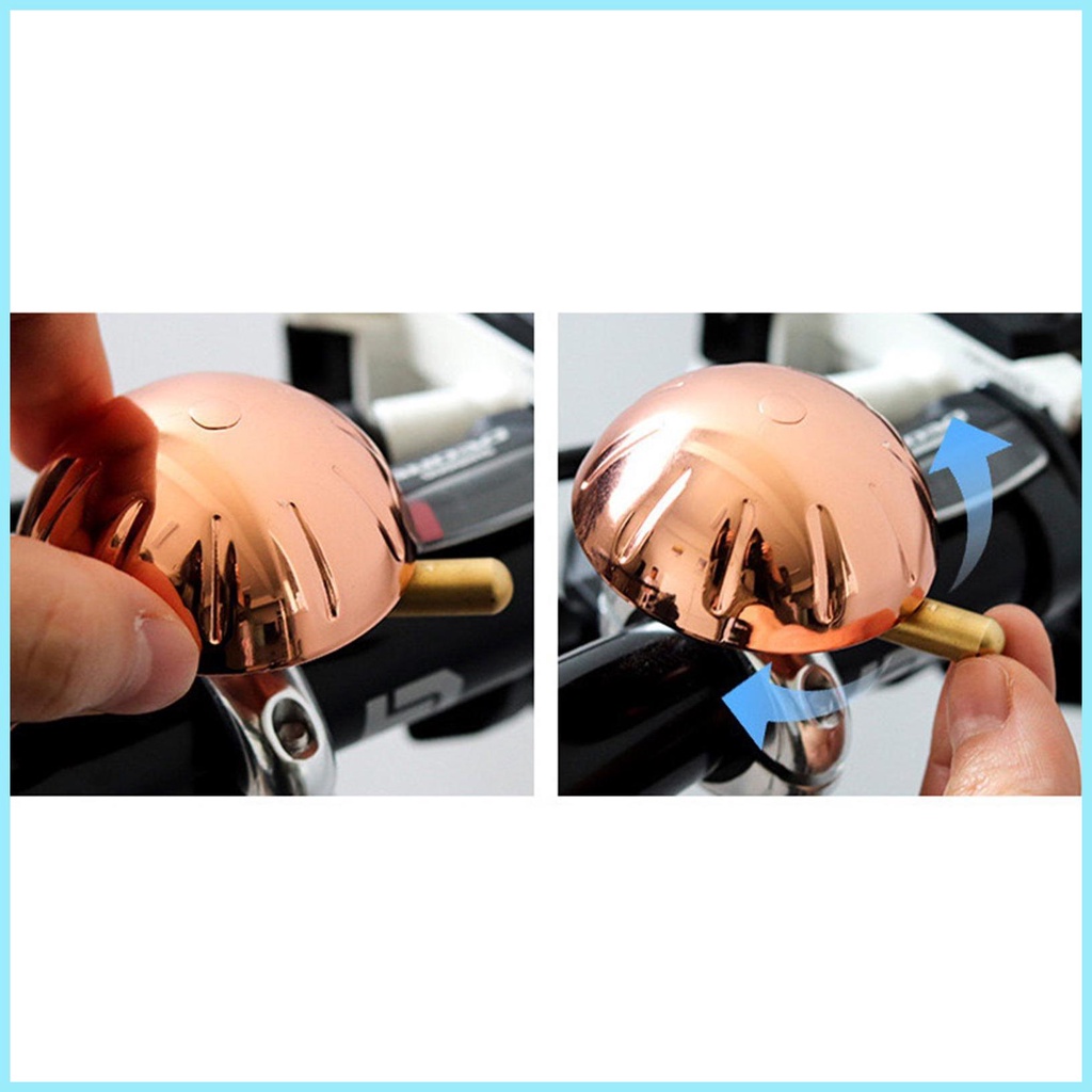 Chuông Xe Đạp Leo Núi Bằng Đồng Nguyên Chất 75dB Âm Thanh Lớn Có Thể Điều Chỉnh Xoay 360 Độ