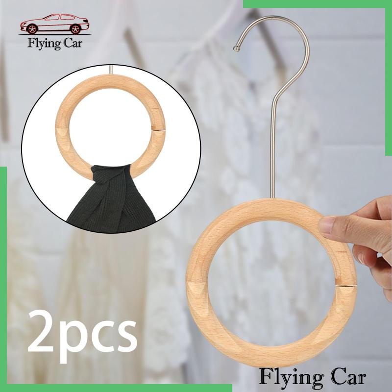 [Lzdjfmy2] Giá Đỡ Khăn Quàng Cổ Thắt Lưng Bằng Gỗ Tiết Kiệm Không Gian