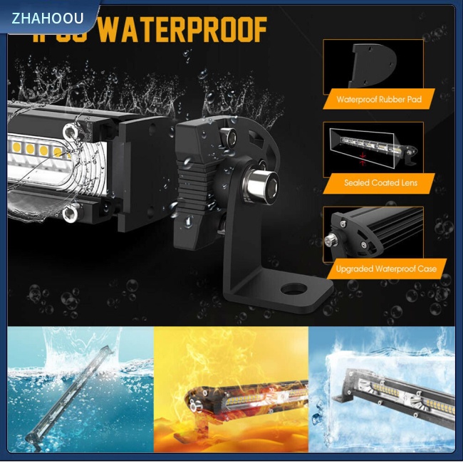 ☃Nhà Cửa☃ Thanh Đèn Led 180w 6000k Ip67 Chống Thấm Nước Chuyên Dụng Cho Xe Tải Địa Hình Suv