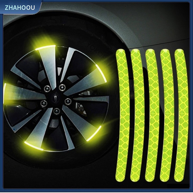 ☃Nhà Cửa☃ Bộ 20 Miếng Dán Phản Quang 3d Trang Trí Bánh Xe Hơi