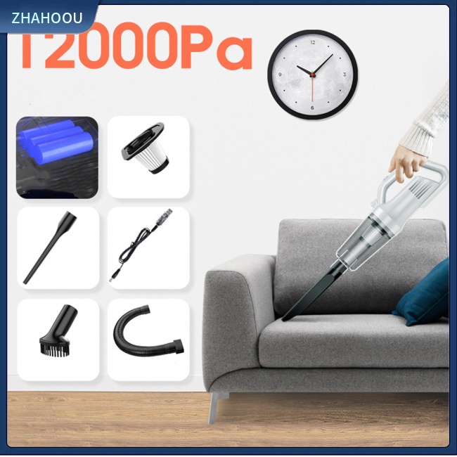 ☃Nhà Cửa☃ Máy Hút Bụi Cầm Tay Không Dây 9000pa / 12000pa Công Suất Cao