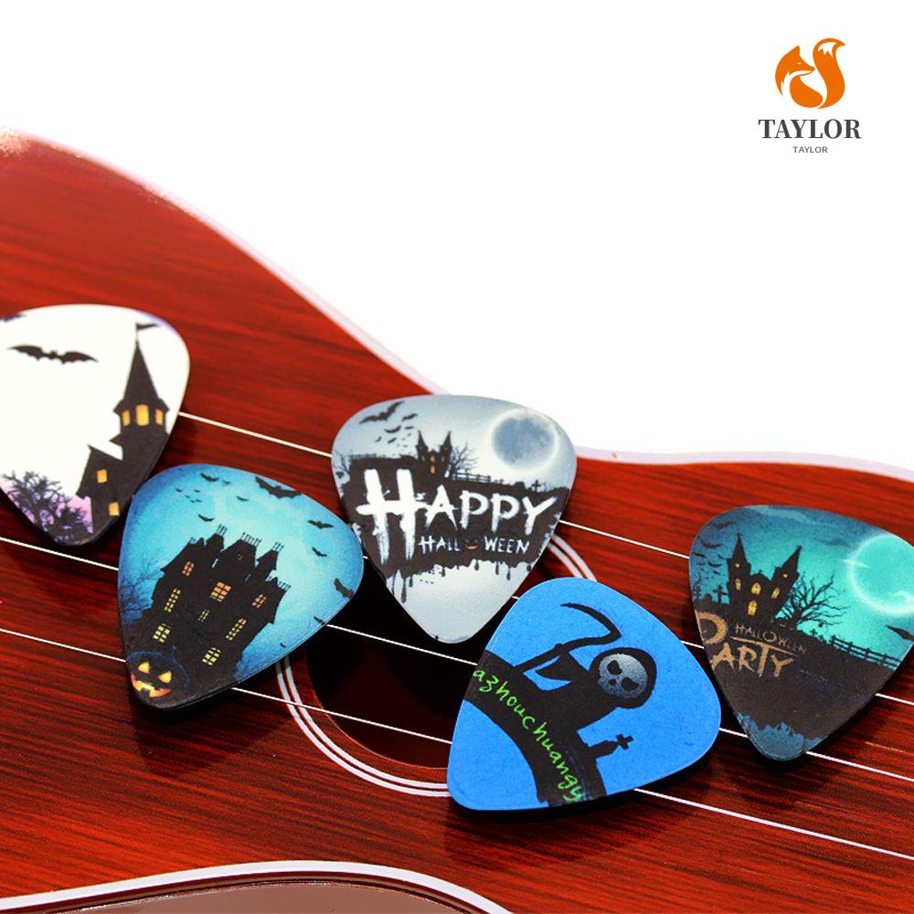 Set 1 10 Miếng Gảy Đàn Guitar / Ukulele / Guitar Điện Hai Mặt Hiệu TAYLOR1
