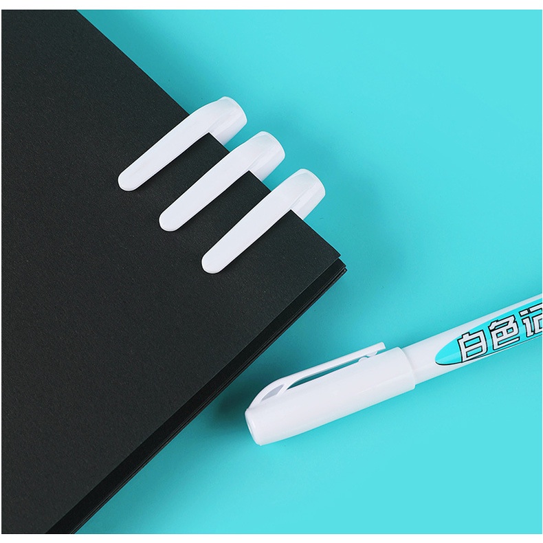 1 Bút Lông Đánh Dấu Màu Trắng Đánh Dấu Bằng Nhựa acrylic / Nhựa / Kim Loại / Đá / Thủy Tinh / Da / Gỗ / Kim Loại / Đánh Dấu