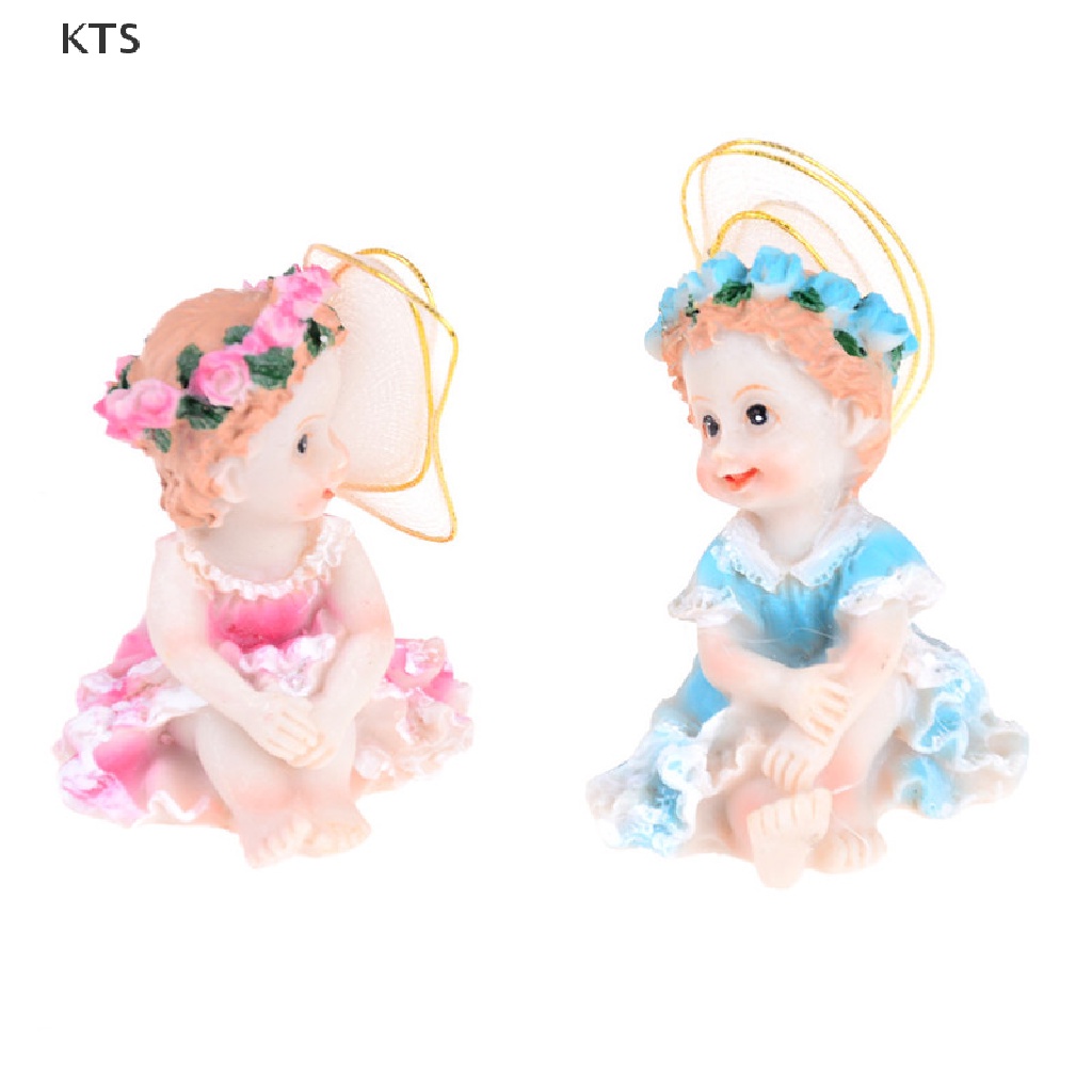 Đồ trang trí Thiên Thần Hoa Mini Bằng Nhựa Resin Trang Trí Tiểu Cảnh DIY