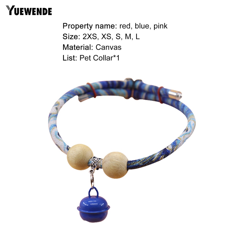 Vòng Cổ Cắm Trại Gắn Chuông Có Thể Điều Chỉnh Kích Thước Cho Thú Cưng