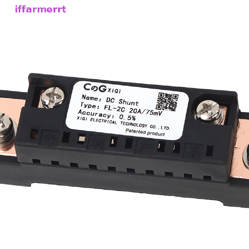 Điện Trở Dòng Điện Shunt FL-2C 10A 15A 20A 30A 50A 75MV Kèm Đế