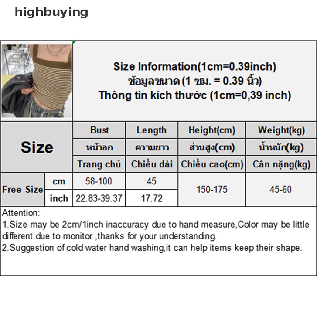 Áo Croptop Dệt Kim Hai Dây Họa Tiết Kẻ Sọc Phong Cách Vintage