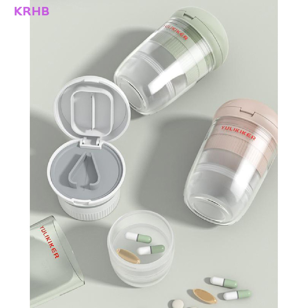 Hộp Đựng Thuốc 4 Trong 1 Tiện Lợi Mới