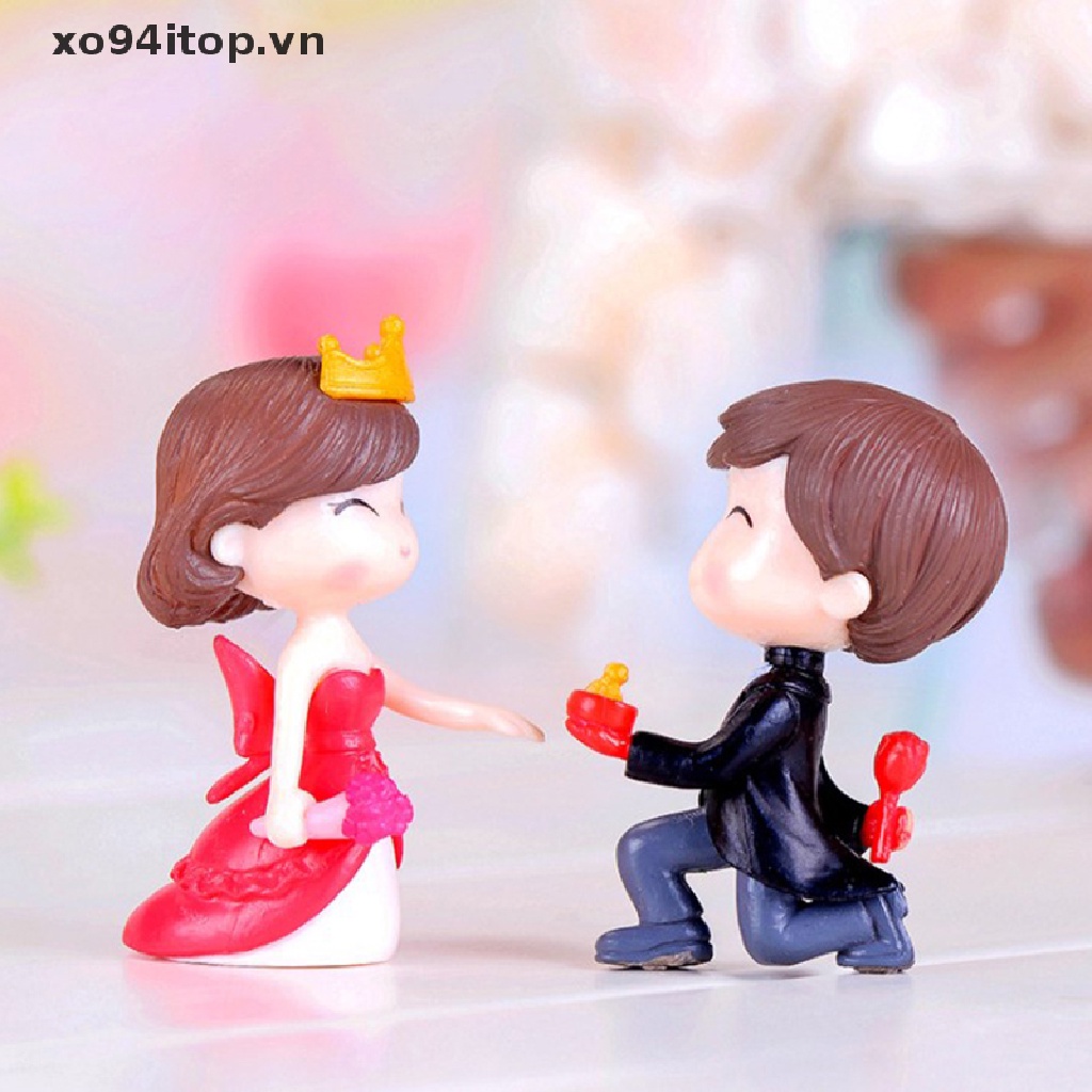 Đồ trang trí Cặp Đôi Búp Bê Mini Trang Trí Xe Hơi