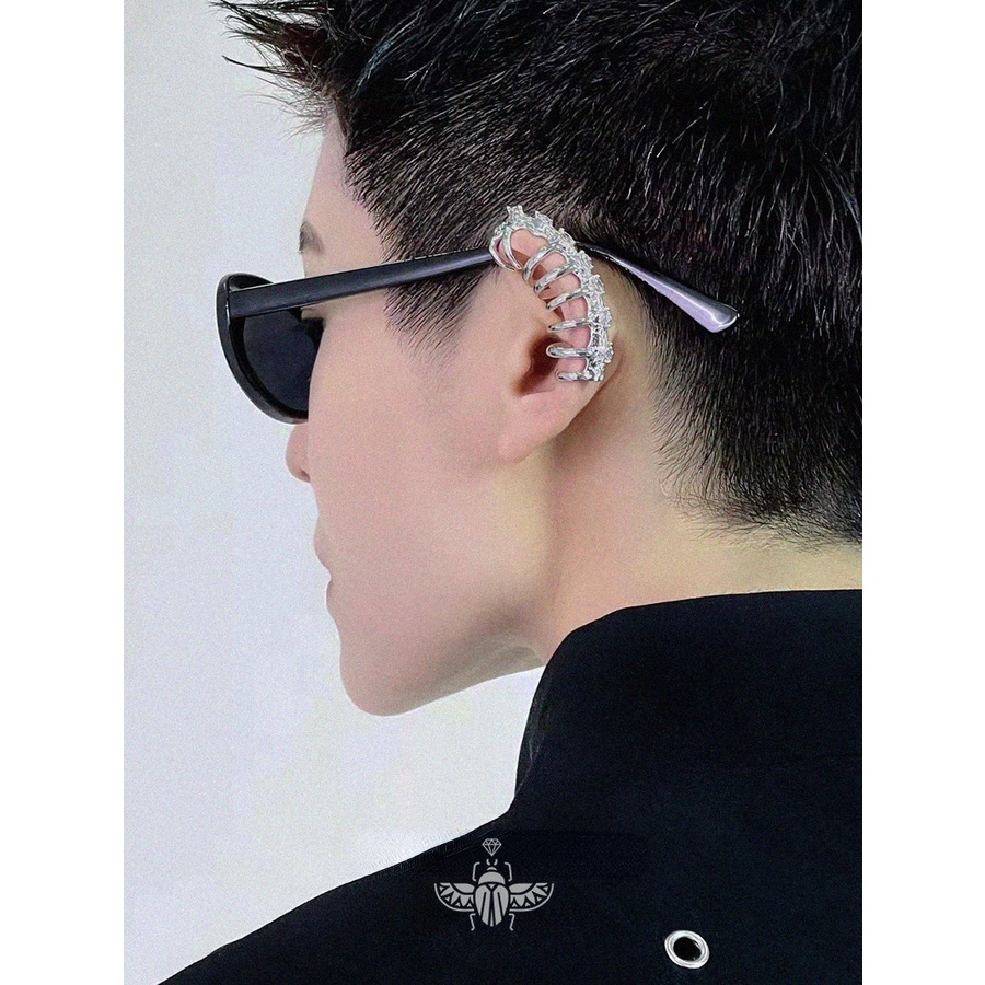 Bông Tai Dạng Kẹp Y2K Không Cần Lỗ Tai Thiết Kế Niche