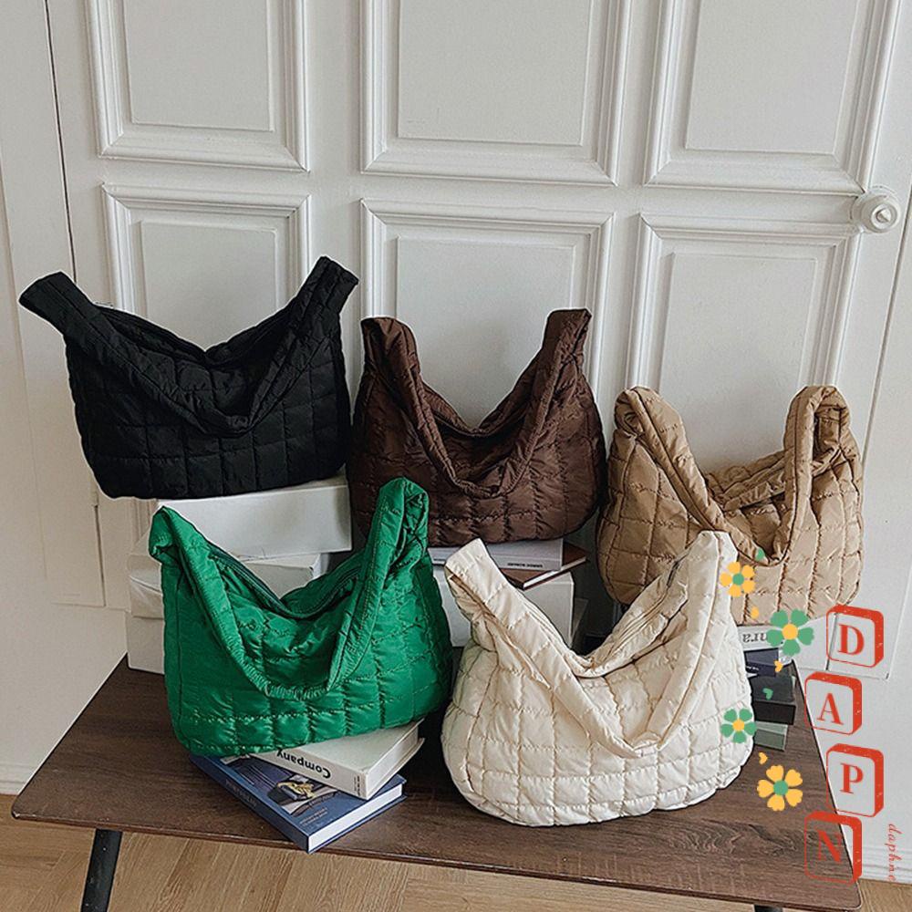 Aphs Túi Tote Cotton Nhồi Bông Chần Bông Cho Nữ
