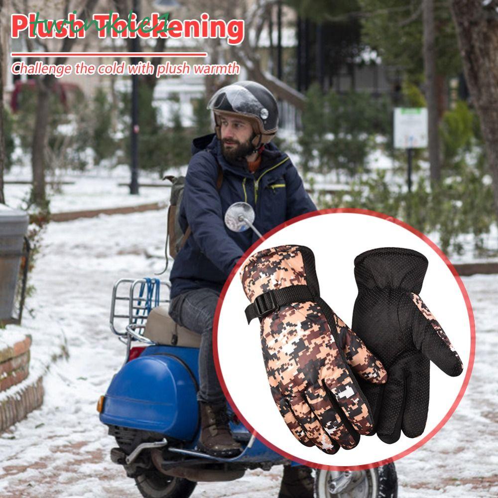 Găng Tay Chống Trượt Phủ Toàn Diện Chống Thấm Nước Chống Lạnh Dày Dặn Tùy Chỉnh Tiện Dụng Khi Đạp Xe / Xe