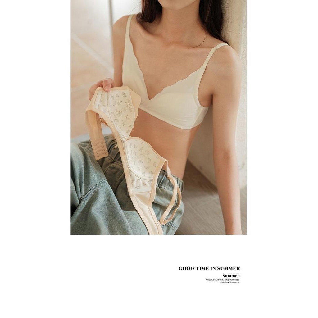 Áo Ngực Một Mảnh Không Gọng Thép Thân Thiện Với Da Không Đường May Nhẹ Nhàng Gợi Cảm Cho Nữ
