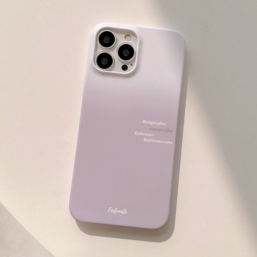 Ốp Điện Thoại TPU Màu Gradient Đơn Giản Chống Rơi Cho IPhone 11 14 13 12 11 Pro Max X XR 8 7 Plus SE