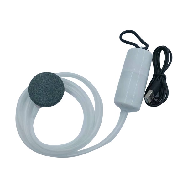 Máy Bơm Oxy Mini Sạc Usb Siêu Êm Cho Bể Cá