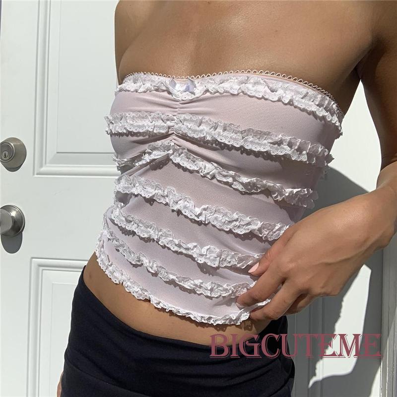 Áo Ống Cổ Thuyền Màu Trơn Thời Trang Mùa Hè Cho Nữ