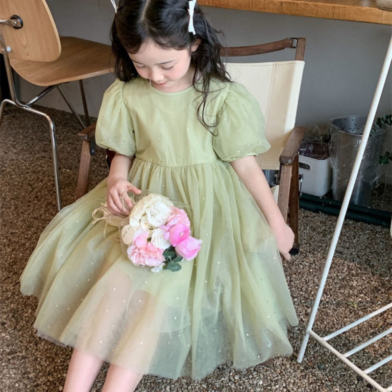 Khung Treo Đồ Dùng Em Bé Tiện Dụng Chất Lượng Cao❤Đầm Công Chúa Tay Ngắn Phồng Thoáng Khí Thời Trang Mùa Hè Phong Cách Hàn Quốc Cho Bé Gái