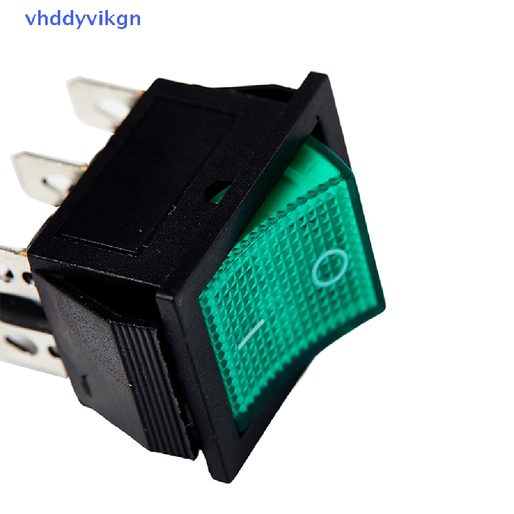 1 Công Tắc Nguồn 3 Chấu 6 Chấu 16A 250VAC / 20A 125VAC Màu Đen