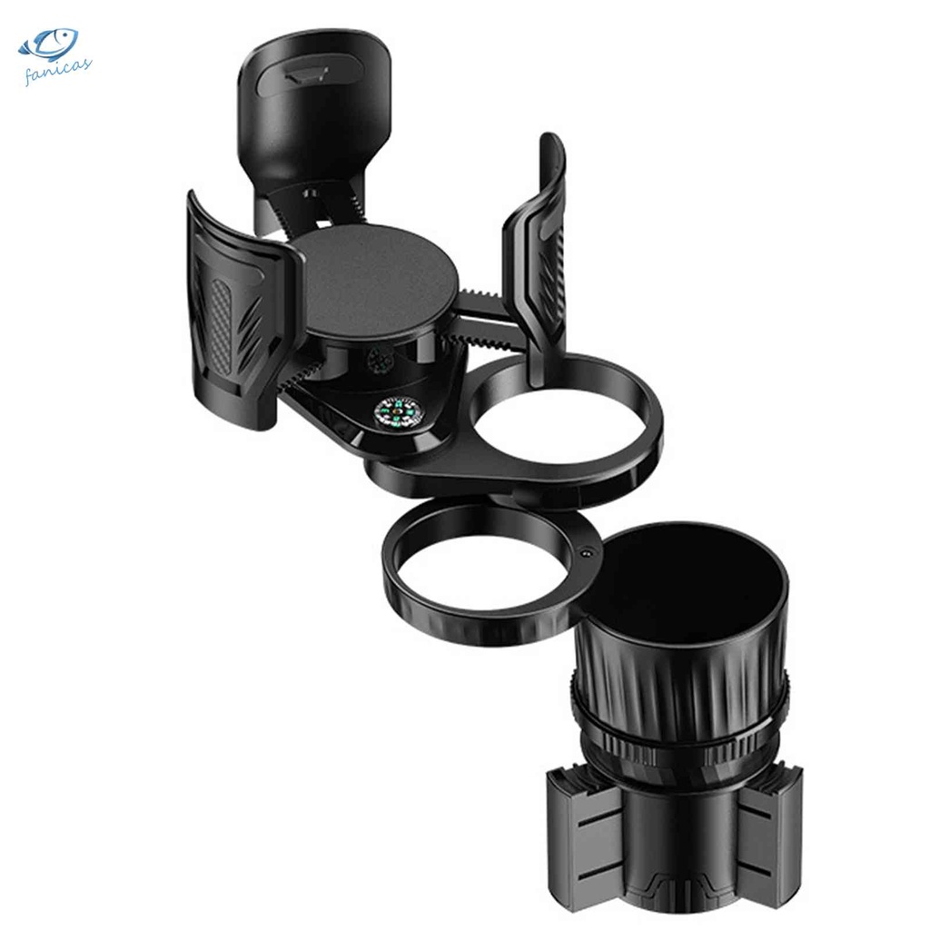 Giá Đỡ Cốc Nước Xoay 360 Độ 4 Trong 1 Tích Hợp La Bàn