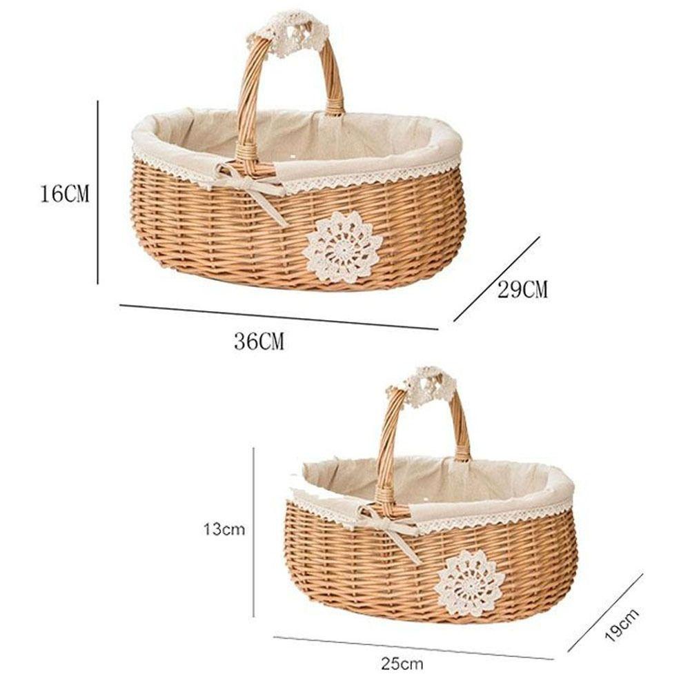 EPOCH Giỏ Mây Để Đồ Chơi Đi Picnic Tiện Dụng Và Bền