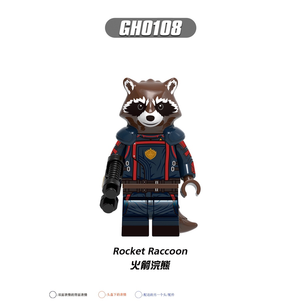 Minifigures Các Mẫu Nhân Vật Trong Vệ Binh Dải Ngân Hà 3 Mới Nhất G0114 - Đồ Chơi Lắp Ráp Mini  Adam Warlock Starfox