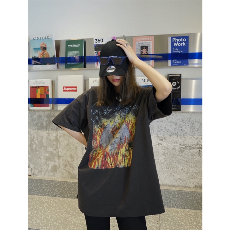 S-int- M-ich-ael &amp; - Áo Thun Tay Ngắn in Hình Jesus vinta Xu Hướng Thời Trang Đường Phố Mới Nhất Cho Nam Và Nữ Hzdrjrtxfsegd