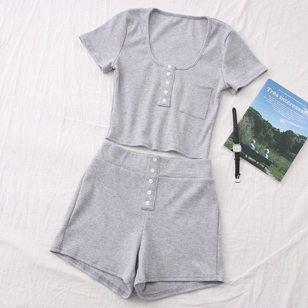 Bộ Đồ Thể Thao Hai Mảnh Phong Cách Hàn Quốc Thời Trang Mùa Hè 2023 y2k