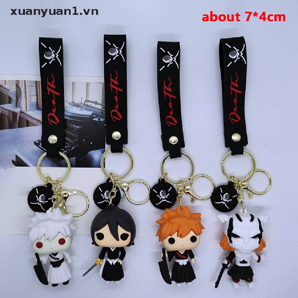 Móc Khóa Hình Búp Bê Hoạt Hình Anime Bằng Silicon