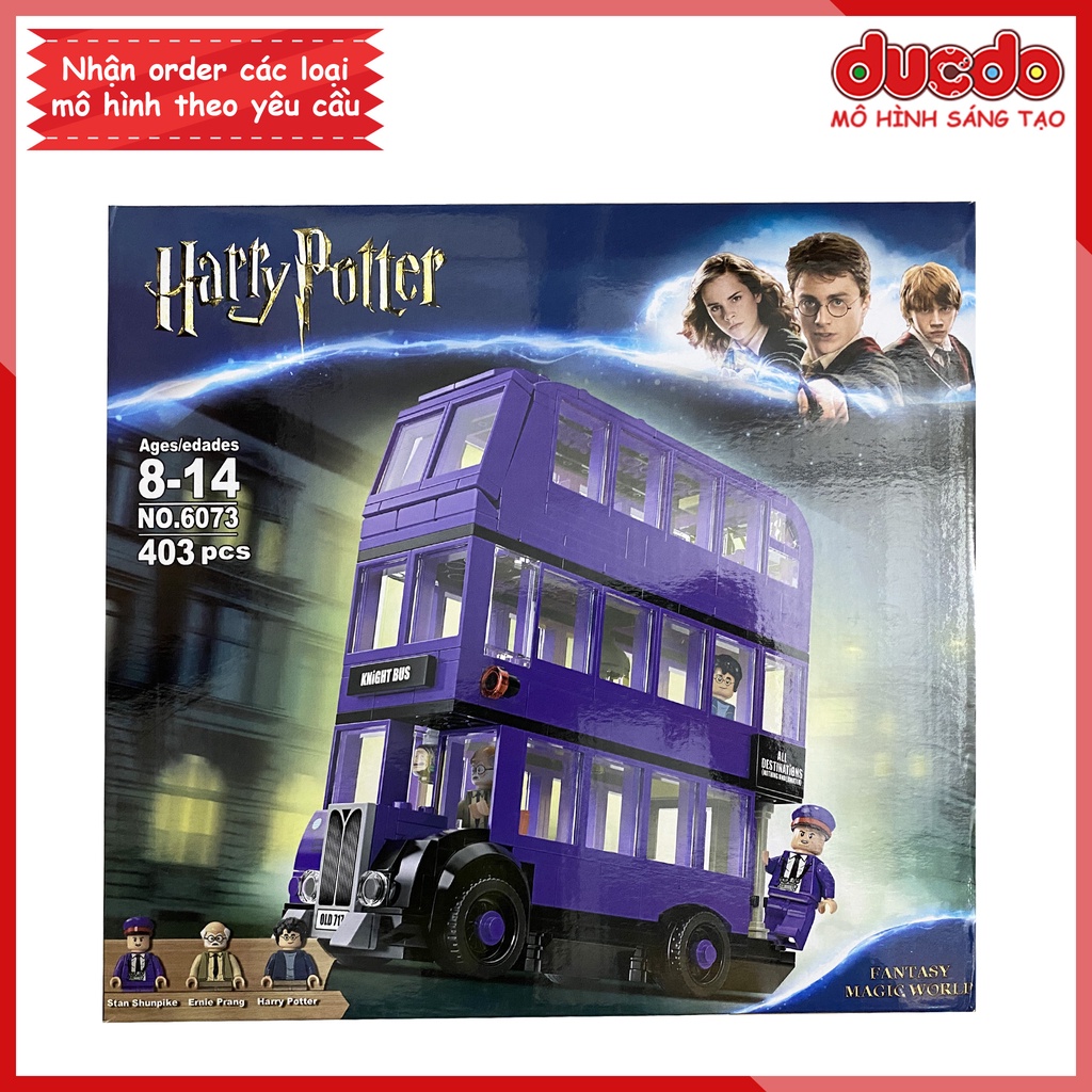 No 6073 Lắp ghép Chuyến Xe Kỵ Sĩ - The Knight Bus - Đồ chơi Xếp hình Mô hình Harry Potter 75957