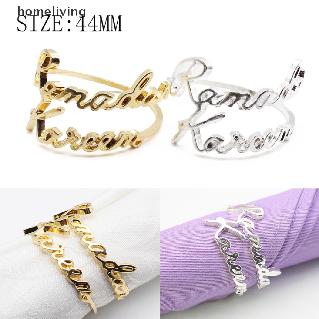 Nhẫn Giữ Khăn Ăn Phong Cách Hồi Giáo EID Mubarak