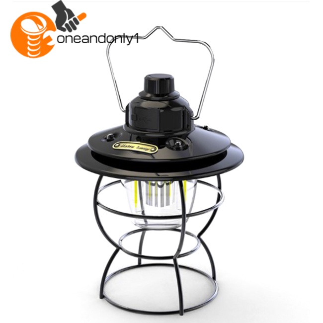 Đèn Led Cắm Trại 3 Mức Độ Siêu Sáng Có Tay Cầm Có Thể Sạc Lại Tiện Dụng