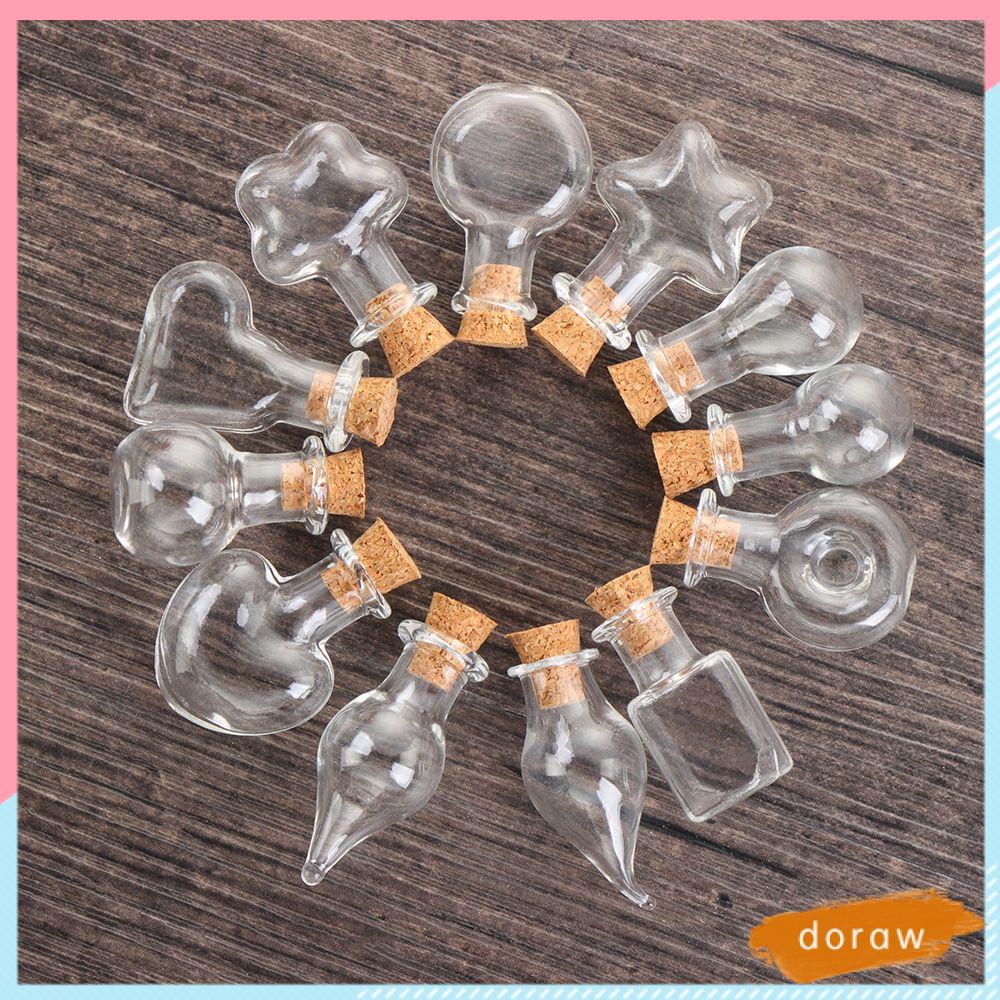 Set 5 Lọ Điều Ước Mini DIY Dạng Rỗng Đa Ứng Dụng Trang Trí Nhà Cửa