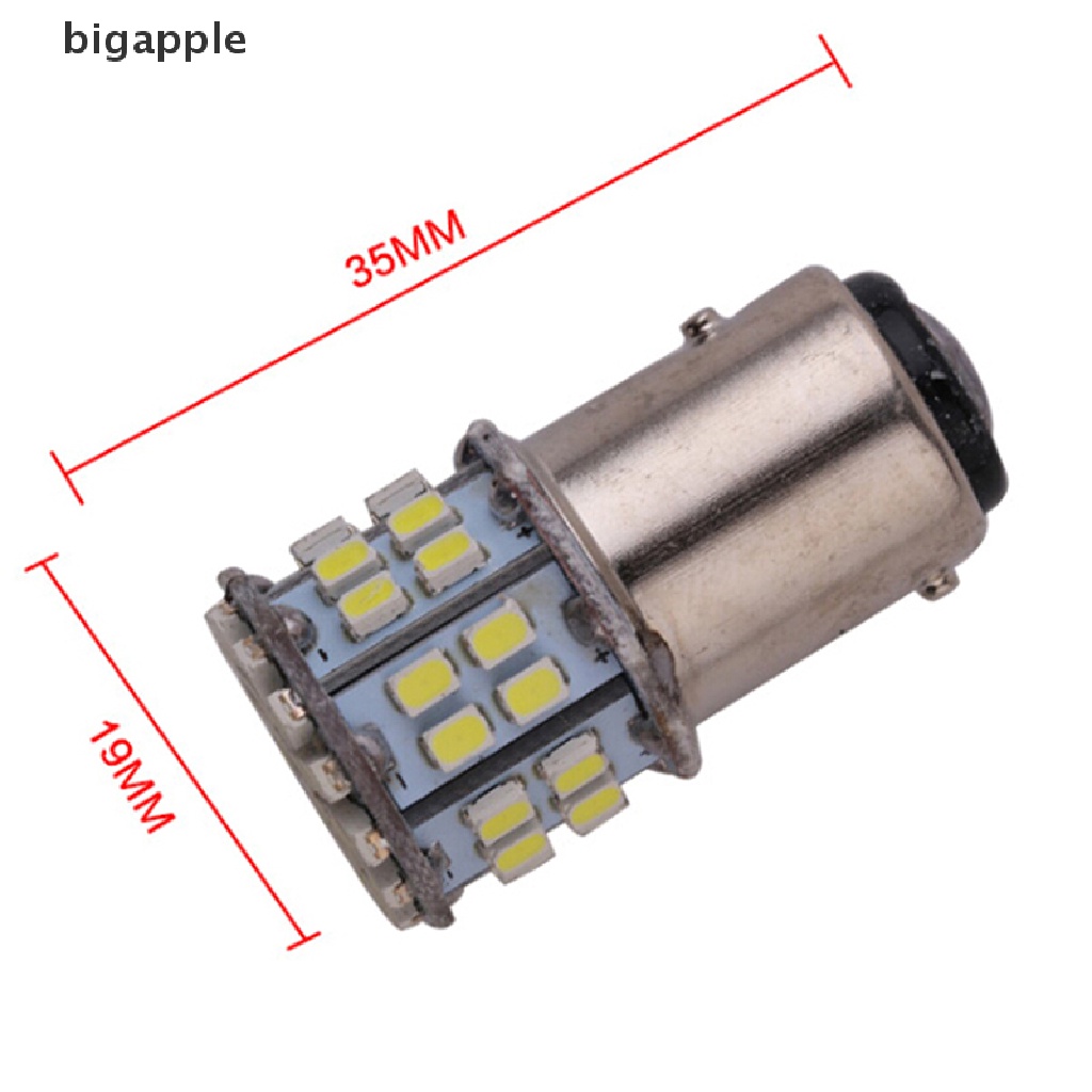 Set 2 Đèn LED Phanh Xe Ánh Sáng Trắng 12V 1157 50SMD 1206 6000K Dành Cho Ô Tô