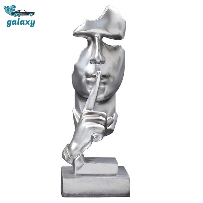 Galaxy Tượng Điêu Khắc Trừu Tượng Bằng Nhựa Resin Màu Vàng Sáng Tạo Trang Trí Nội Thất