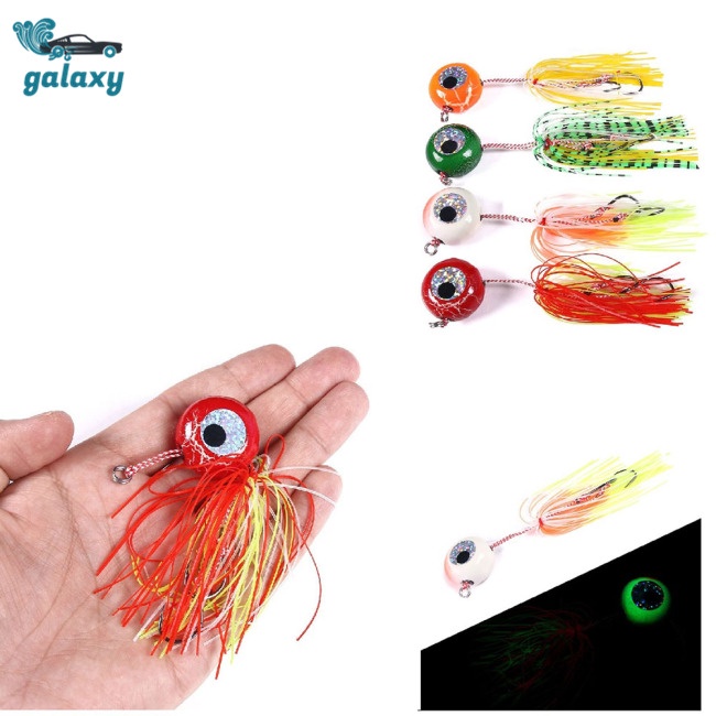 Galaxy Mồi Câu Cá Giả Hình Bạch Tuộc Phát Quang 20g40g60g80g100g120g