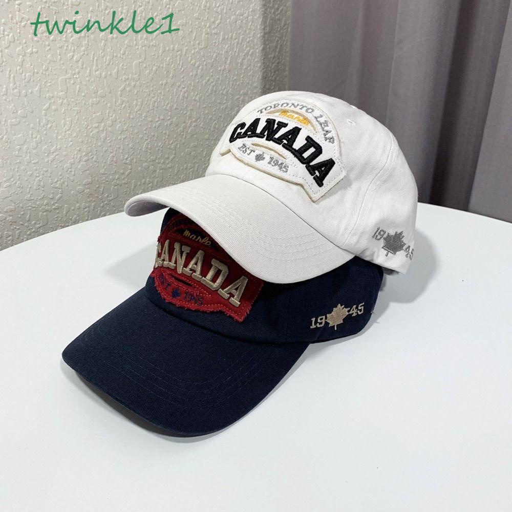 Mũ Lưỡi Trai Cotton Họa Tiết Thêu Phong Cách Vintage Thời Trang