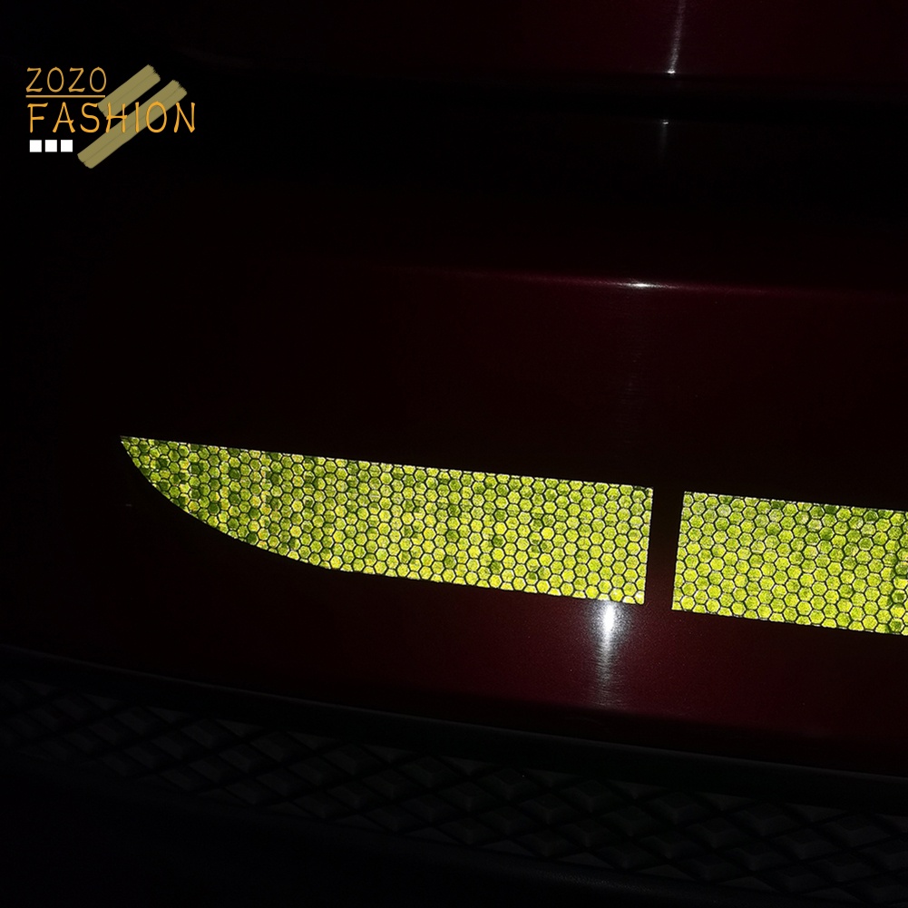 Miếng Dán Phản Quang 3x90cm Trang Trí Thân Xe Hơi Tiện Dụng